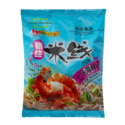 Вермішель рисова Hezhong морепродукти, 105г