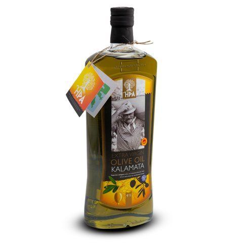 Олія оливкова VIP Kalamata HPA Extra Virgin 0.4% (скло), 1л