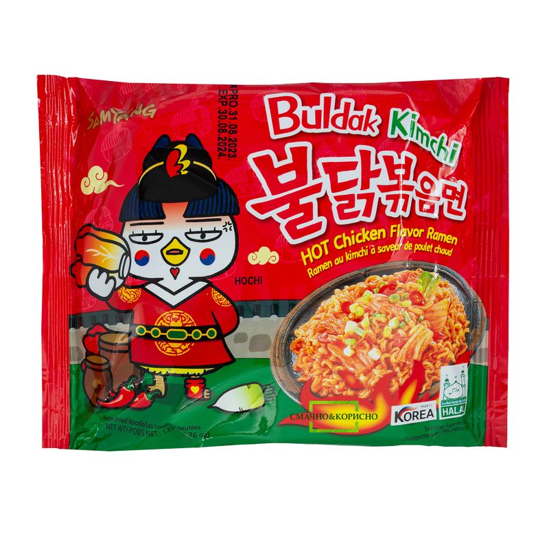 Лапша ramen Samyang Kimchi кимчи, 120г