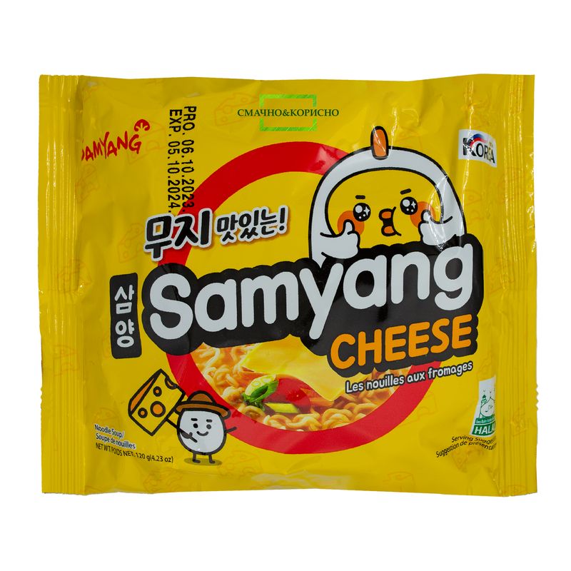 Лапша ramen Samyang Cheese сыр, 120г